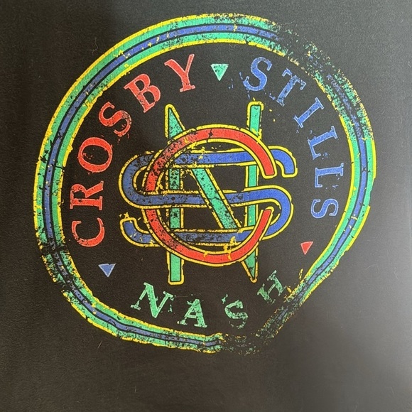 Crosby Stills Nash Summer Tour 2008 Graphic Shirt Size XL to XXL - Picture 2 of 4